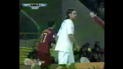 Евро2006 - Кристиано Роналдо 1ви Гол За Мача