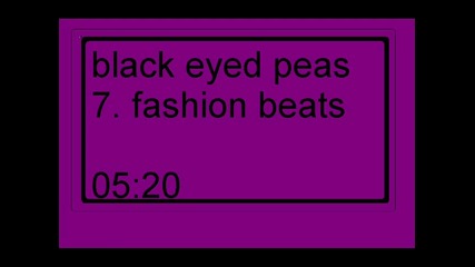 7 black eyed peas - fashion beats 