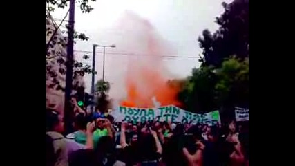 Панатинайкос Ultras (ЦСКА - Палете Факлите)