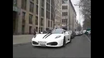 Ferrari F430 revving & accelerating with Novitec exhaust! 