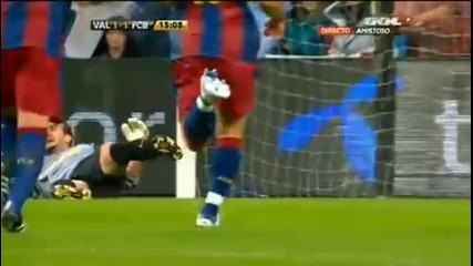 29.07.2010 Волеренга 2 - 4 Барселона гол от дузпа на Синх 
