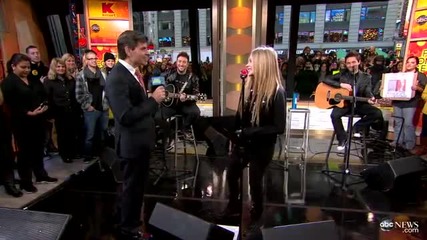Avril Lavigne interview on Good Morning America