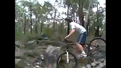 north shore crash mountain bike