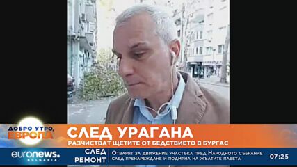 Красимир Калудов, общински съветник от Бургас за възстановяването след бурята