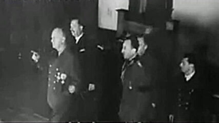 Райхсканцлерът посреща проф. Филов и принц Кирил в Източна Прусия Die Deutsche Wochenschau 3 Xi 1943