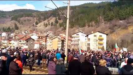 Блокада на Е79 - 17.02.2013