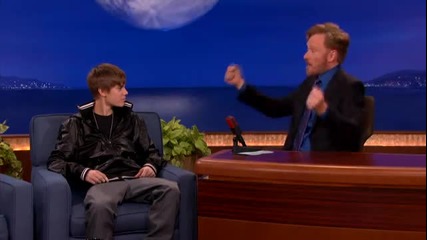 Забавно интервю с Justin Bieber в шоуто на Conan // 14.02.2011 