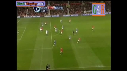 Фантастичен гол на Бербатов Manchester Utd - Blackburn 1 - 0 
