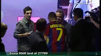 David Villa Fc Barcelona Presentation Hd