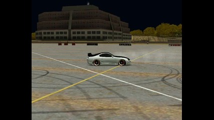 Toyota Supra Burnout in Game 