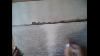 Drawing Sea Landscape