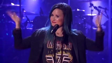 Много емоционална реч! Demi Lovato - 'nightingale' (2vlive) 28.10.13