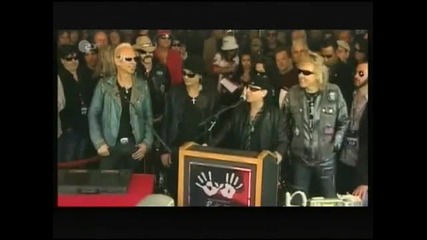 Scorpions get a place on the Rock Walk in L.a. 