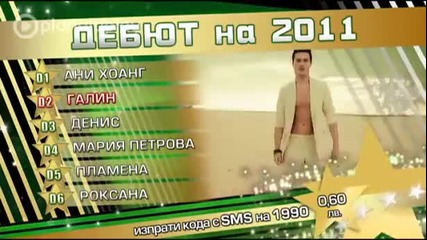 X - ти Годишни Музикални Награда на Тв Планета - Дебют на 2011 година