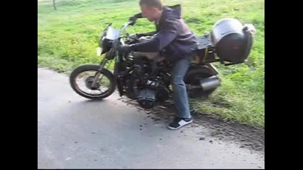 Мотоциклет с двигател на Лада