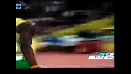 Юсейн Болт Постави Световен Рекорд На 200 метра 