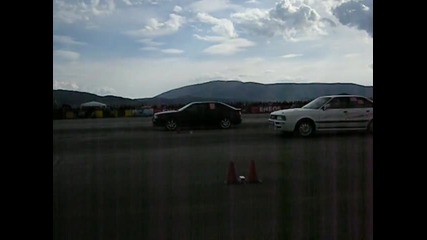 audi cupe vs. audi 80 drag kondofrei 26.04.2015