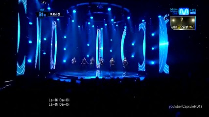 (hd) Cross Gene - La-di Da-di ~ M Countdown (05.07.2012)