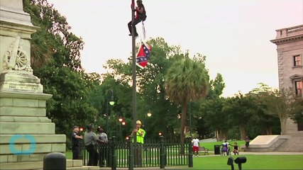 Activist Removes Confederate Flag Outside SC State Capitol
