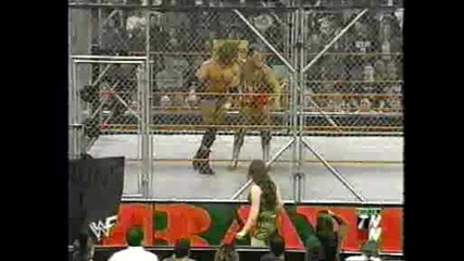 Triple H Vs Kurt Angle (steel Cage Match) 2/2