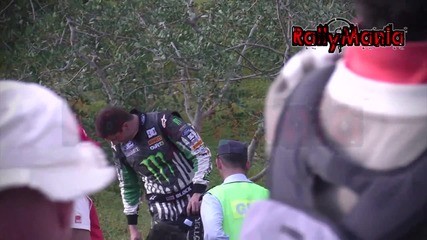 2011 Кен Блок се блъска в Португалия колата се преобръща 3 пъти ! 