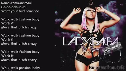 New Lady Gaga - Bad Romance + [lyrics]