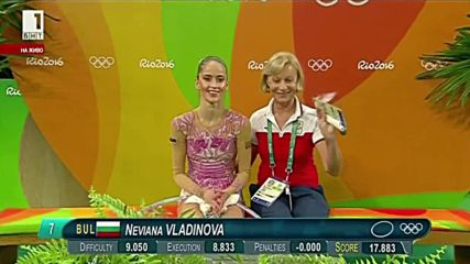 Невяна Владинова - обръч - финал - Рио 2016