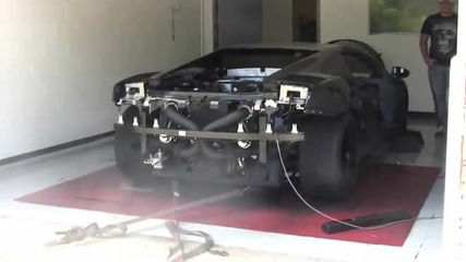 1042 коня Lamborghini Gallardo Superleggera Dyno