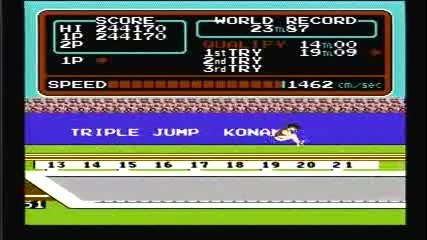 Track Field High Score 2 238 800 points Rounds 1-3 Nintendo Nes