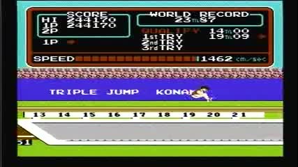 Track Field High Score 2 238 800 points Rounds 1-3 Nintendo Nes
