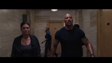Готин кадър на Люк Хобс и Райли от филма Бързи и Яростни 6 (2013)