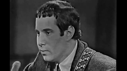 Simon & Garfunkel - Homeward Bound (live Canadian Tv, 1966) - Youtube