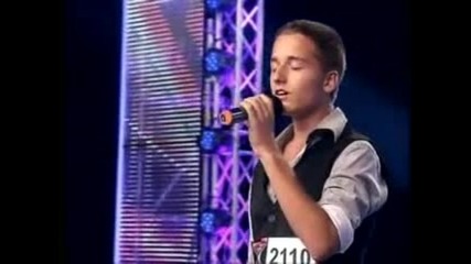 14 годишно момче пее страхотно - X - Factor България 16.09