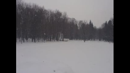 Снеговалеж в Разград