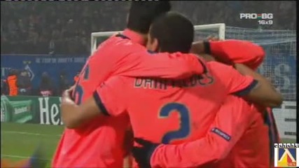 Динамо Киев - Барселона 1:2 + крайното класиране на група F Шампионска Лига !!! (09.12.09) 