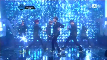 Teen Top - Intro + Girlfriend + Crazy @ M!countdown (05.01.2012)