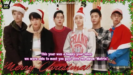 [eng Sub] B.a.p 2015 Christmas Message