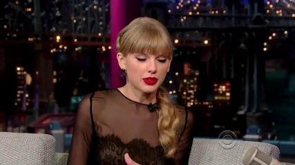Taylor Swift - Late Show with David Letterman (2012-10-23)