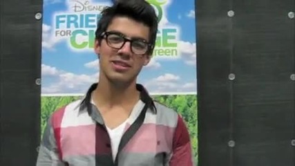 Joe Jonas: How To Be Green!