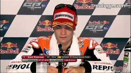 Dani Pedrosa interview after the Indianapolis Gp 