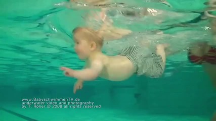 • Уроци по плуване за бебета •