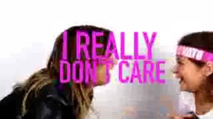 Demi Lovato - Really Don't Care ft Cher Lloyd (official Lyric Video)