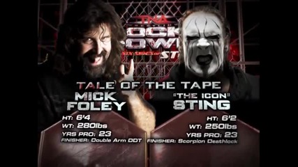 Sting vs Mick Foley wwe