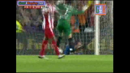 Barcelona - Sporting de Gijon 1 - 0 (3 - 0,  31 8 2009)