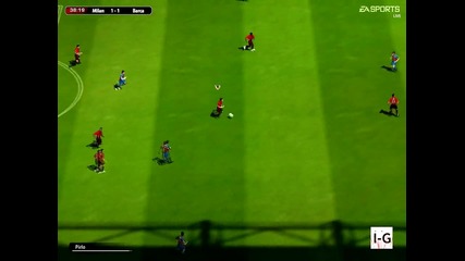 Fifa 2005 gameplay-milan-barcelona