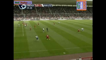 02.05 Мидълзбро - Манчестър Юнайтед 0:1 Гигс гол (0:2)