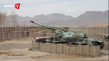 Полски 152мм Сау Дана в Афганистан