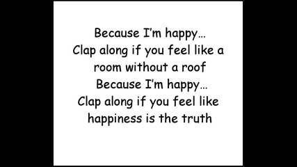 Pharrell Williams - Happy (lyrics)