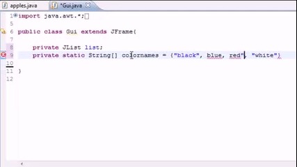 Java Programming Tutorial - 70 - Jlist