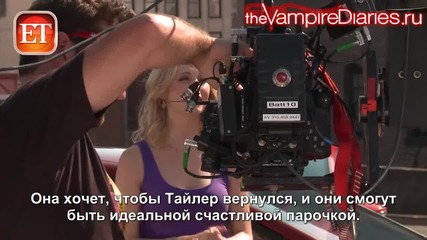 Candice Accola Takes You Behind The Cw Scenes русские субтитры